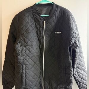 BEAST FASHION Gray Quilted Jacket